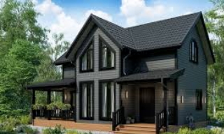Проекты каркасных домов с террасой от 3646 рублей | Строй-Мрс